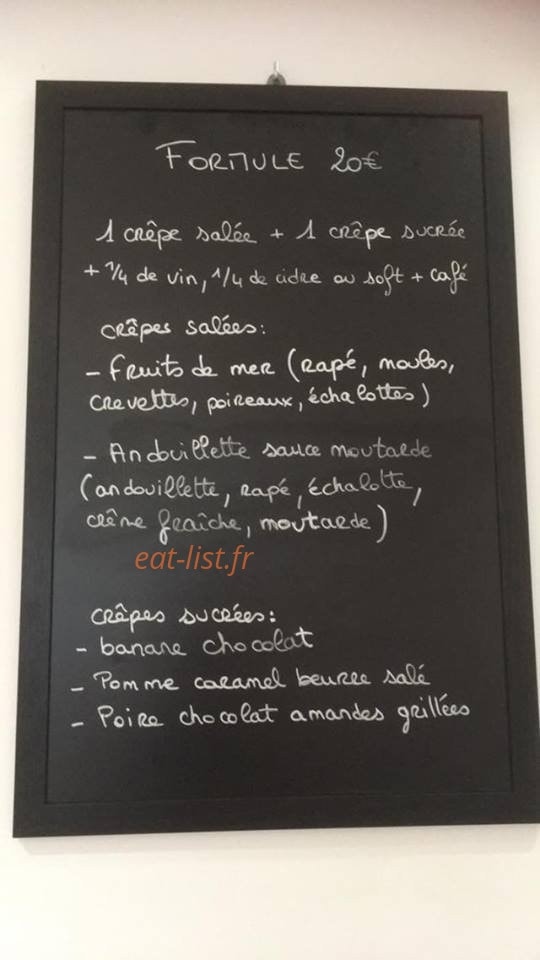 Chez chacha — carte page 1