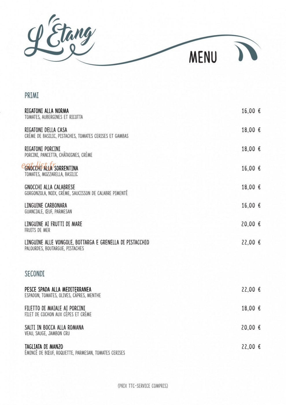 L'Etang — carte page 2