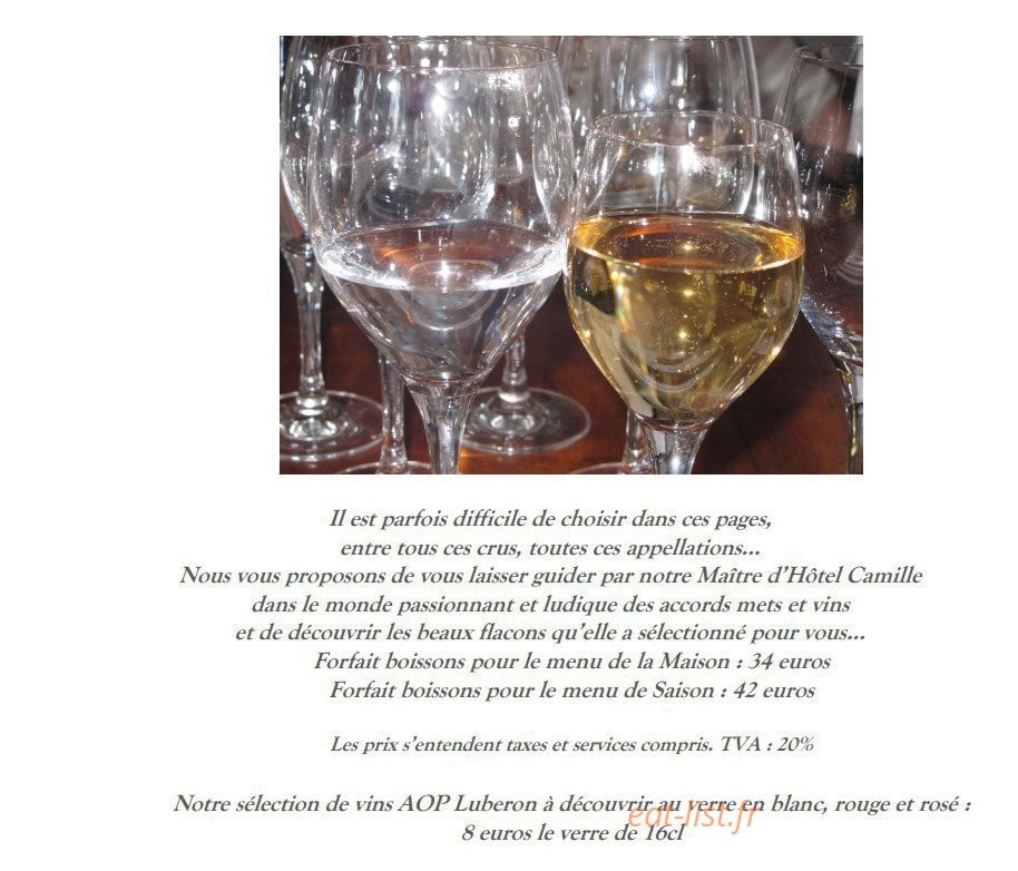 La Petite Maison de Cucuron — carte page 5