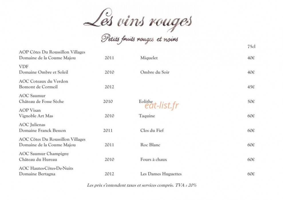 La Petite Maison de Cucuron — carte page 21