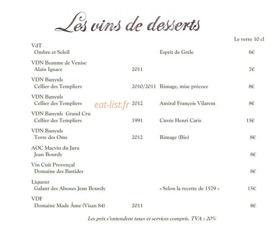 La Petite Maison de Cucuron — carte page 27