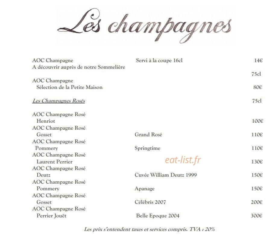 La Petite Maison de Cucuron — carte page 7