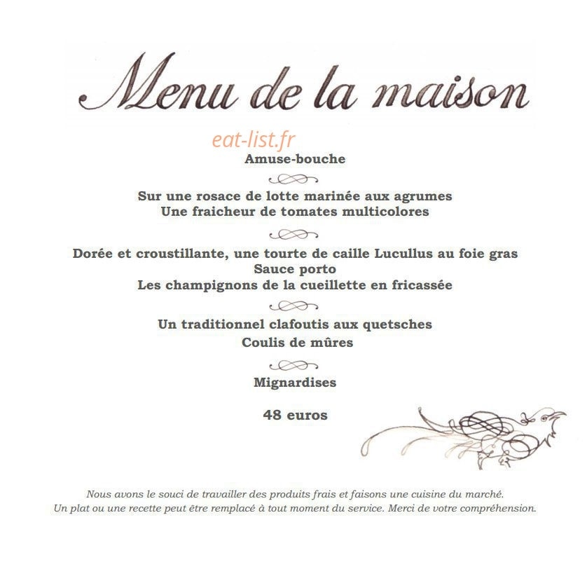 La Petite Maison de Cucuron — carte page 2