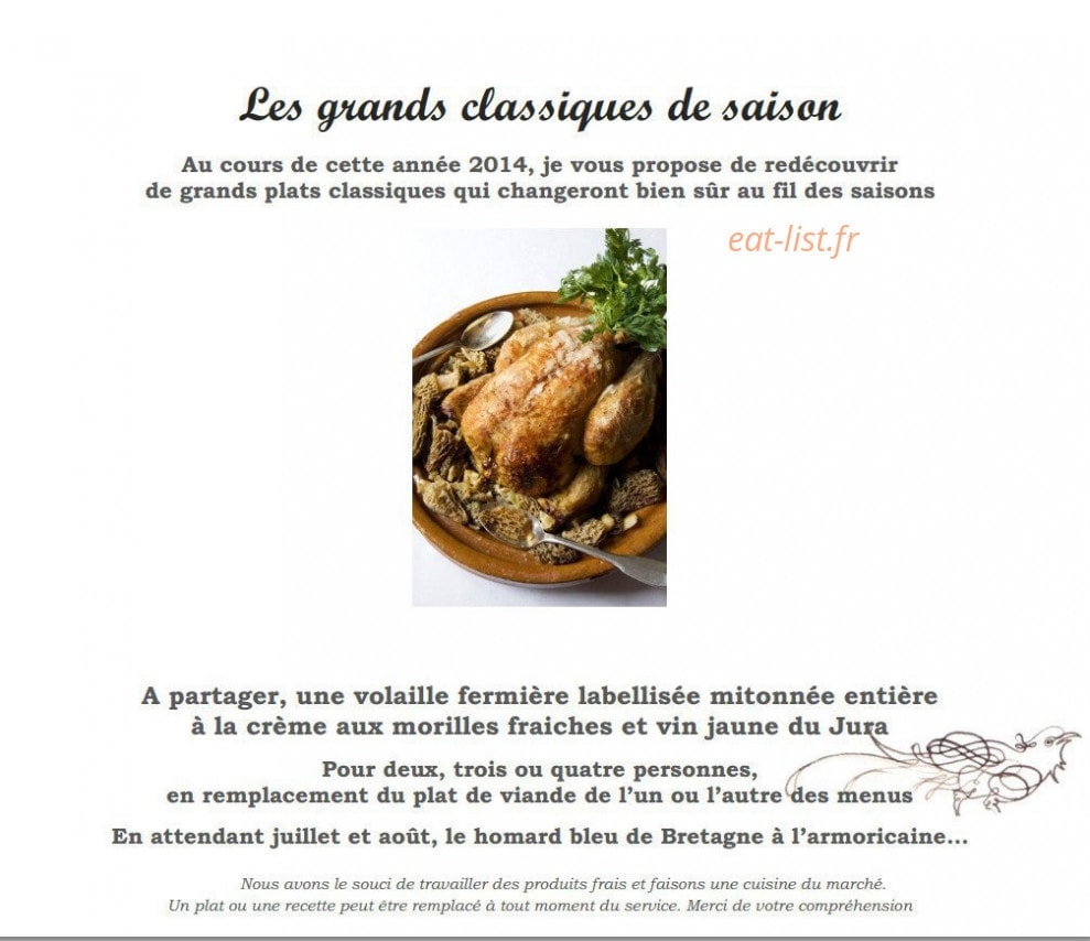 La Petite Maison de Cucuron — carte page 1