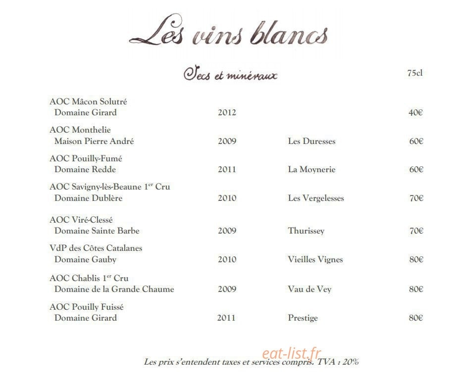 La Petite Maison de Cucuron — carte page 17