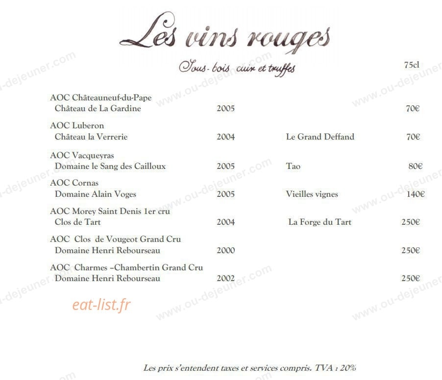 La Petite Maison de Cucuron — carte page 26