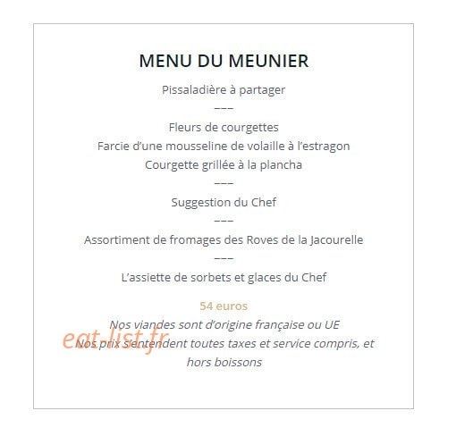 Le Moulin de Lourmarin — carte page 2
