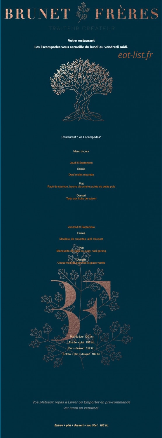 Brunet Frères — carte page 1