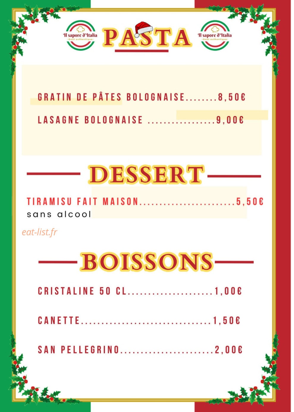 Il sapore d'Italia — carte page 2