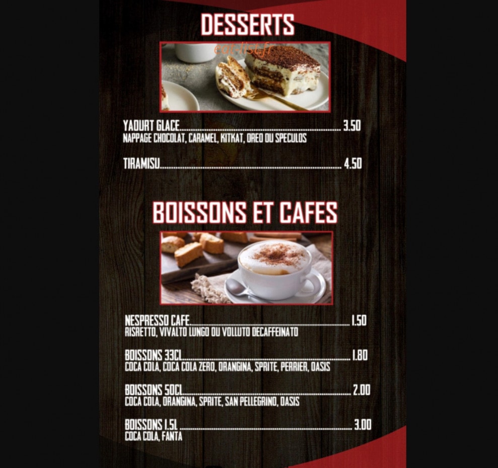 The french Bbq — carte page 2