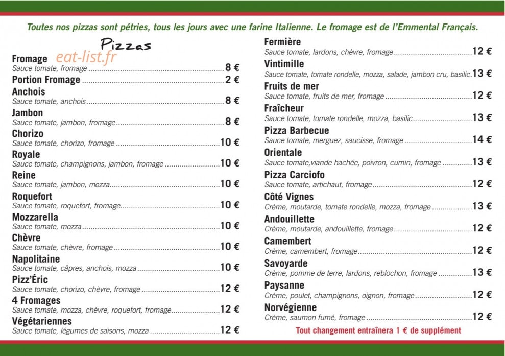 O' Ptit Creux — carte page 2