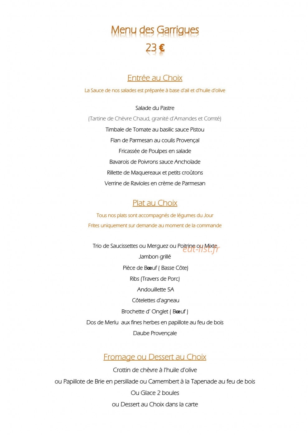 Cafe-du Cours — carte page 4