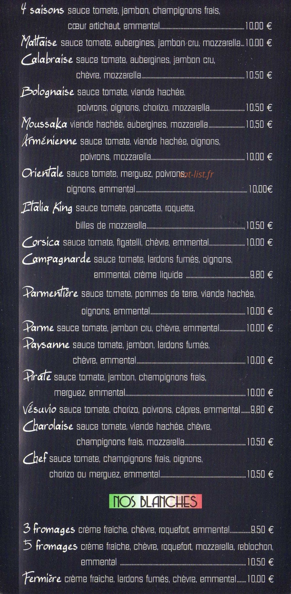 Italia King — carte page 3