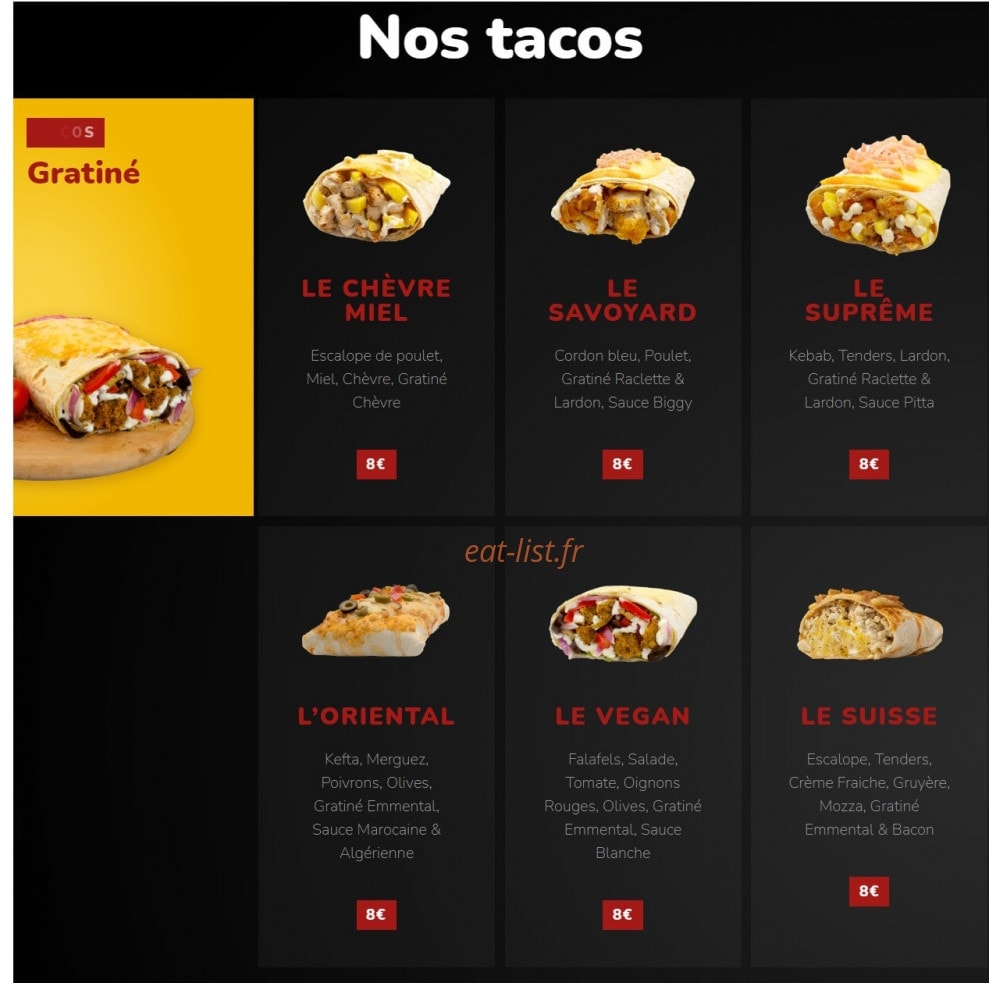 Kassia Food — carte page 3