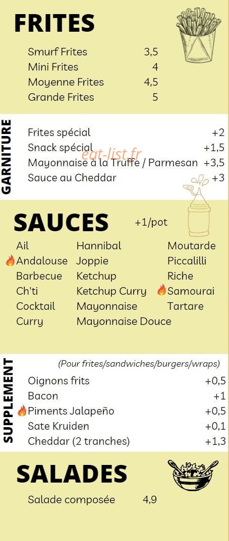 L'Atelier Belge — carte page 1