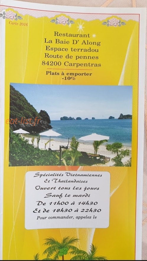 La Baie d'Along — carte page 1