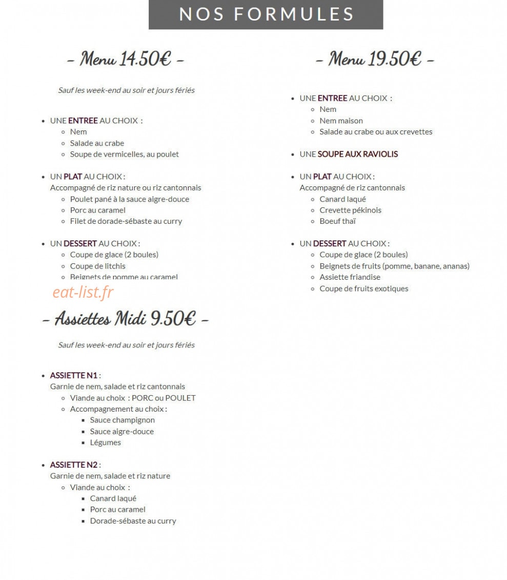 La Perle d'Asie — carte page 11