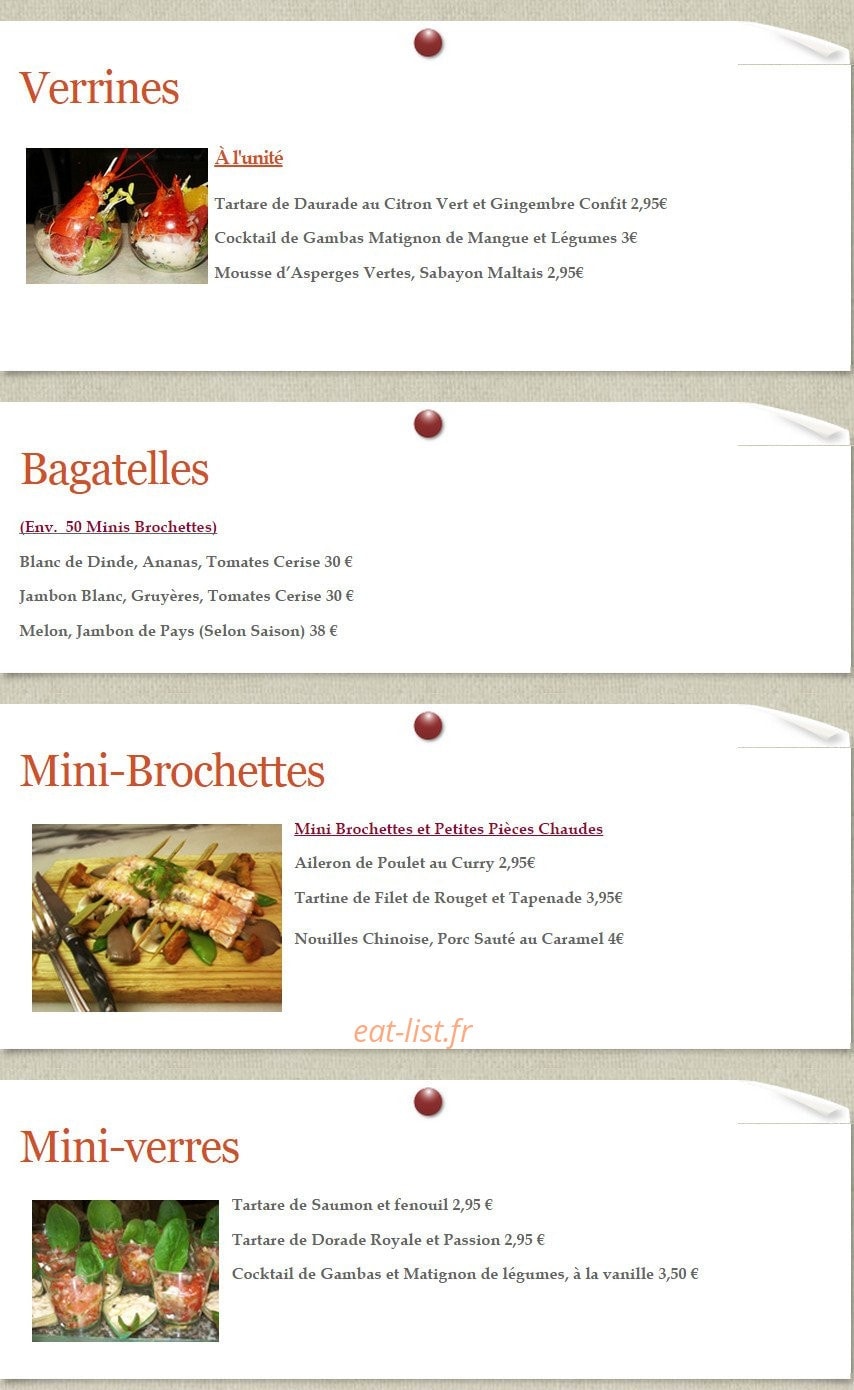 La Petite Fontaine — carte page 5