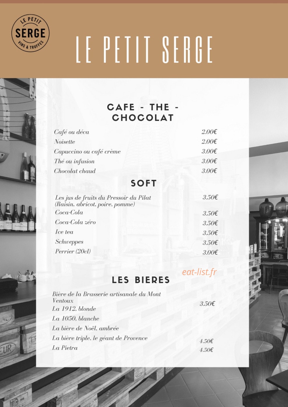 Le Petit Serge — carte page 1