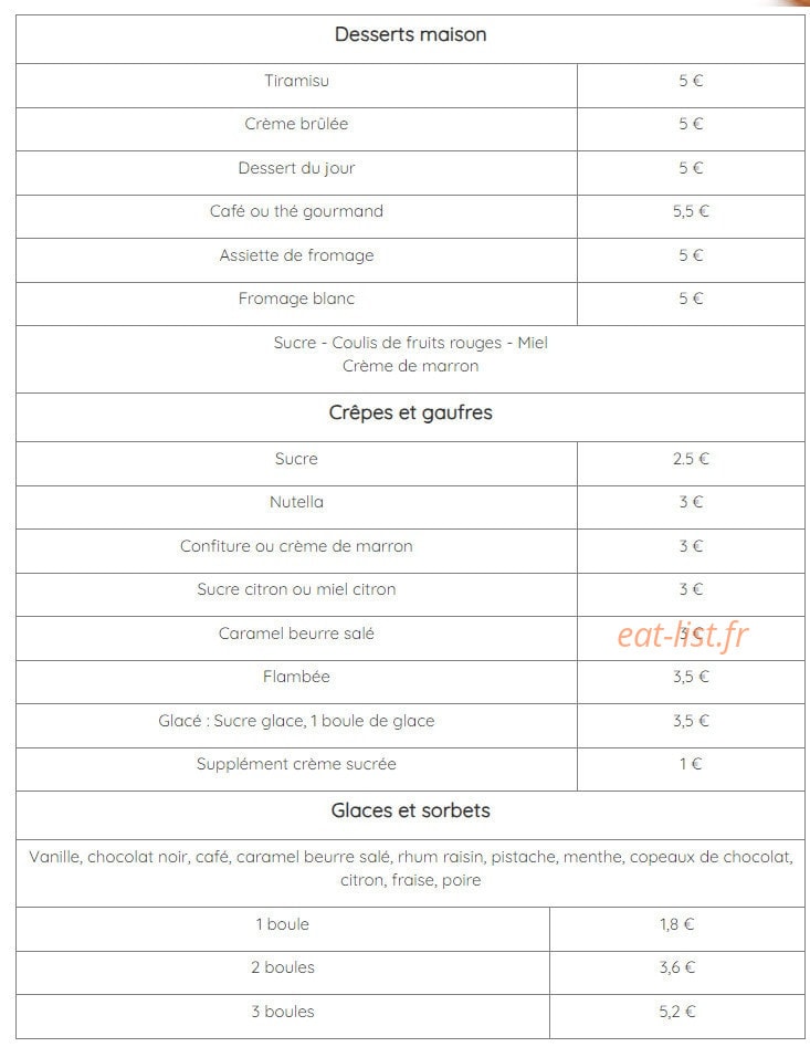 Le Rich'Bar — carte page 2