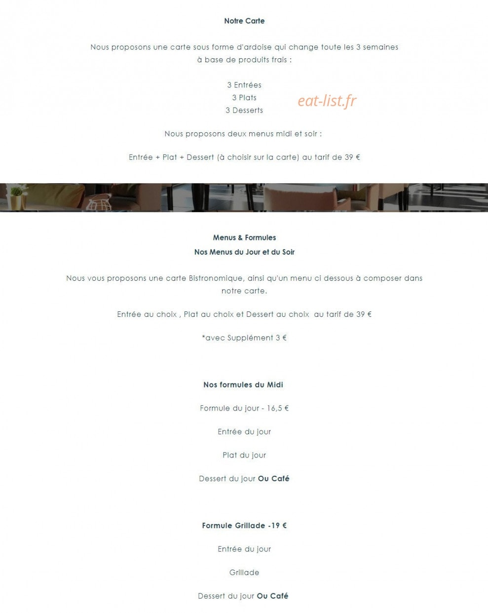 Le Safari — carte page 1