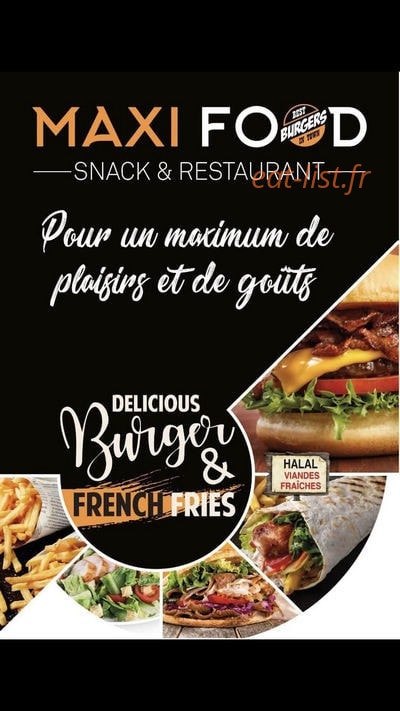 Maxi food — carte page 1