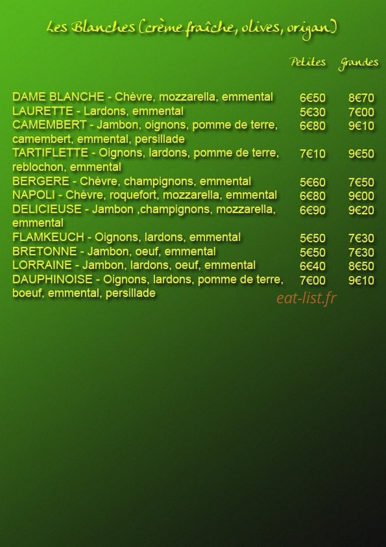 Pizza Napoli — carte page 5