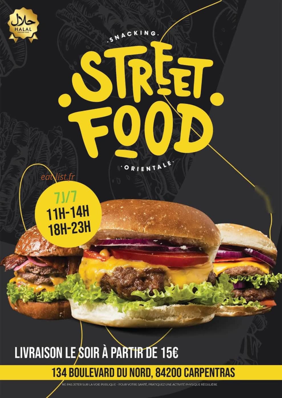 Street Food — carte page 1