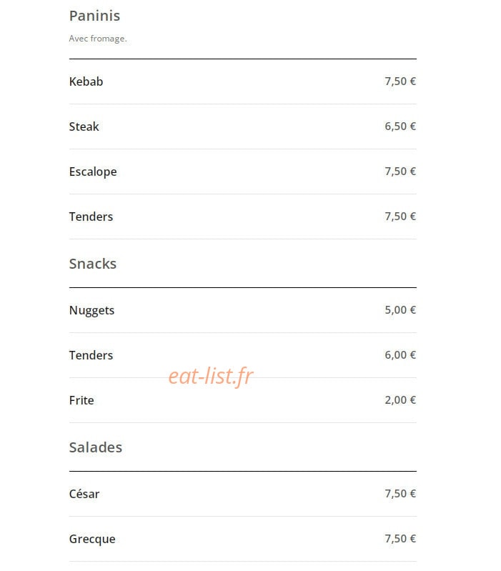 Turkish Food — carte page 5