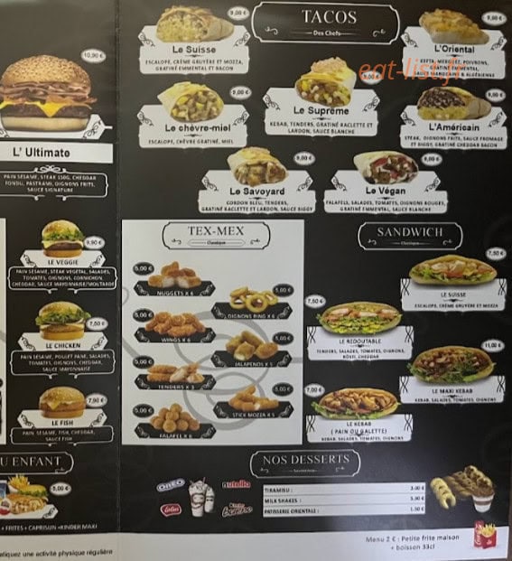 Cheat Meal — carte page 3