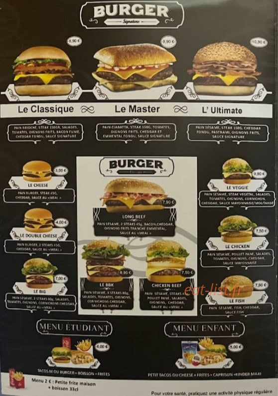 Cheat Meal — carte page 2