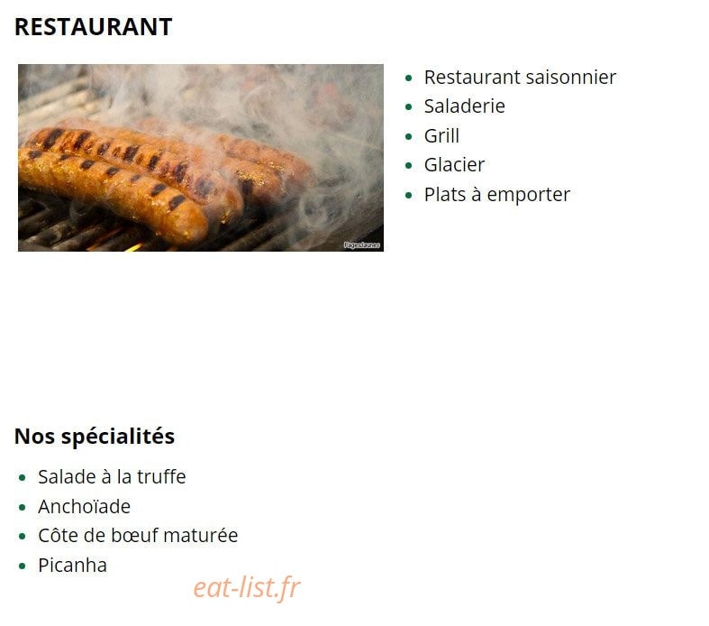 Côté Jardin — carte page 1