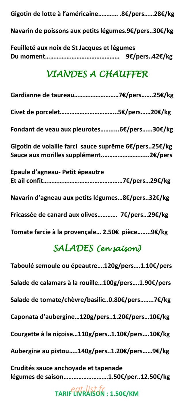 Le Puits Fleuri — carte page 3