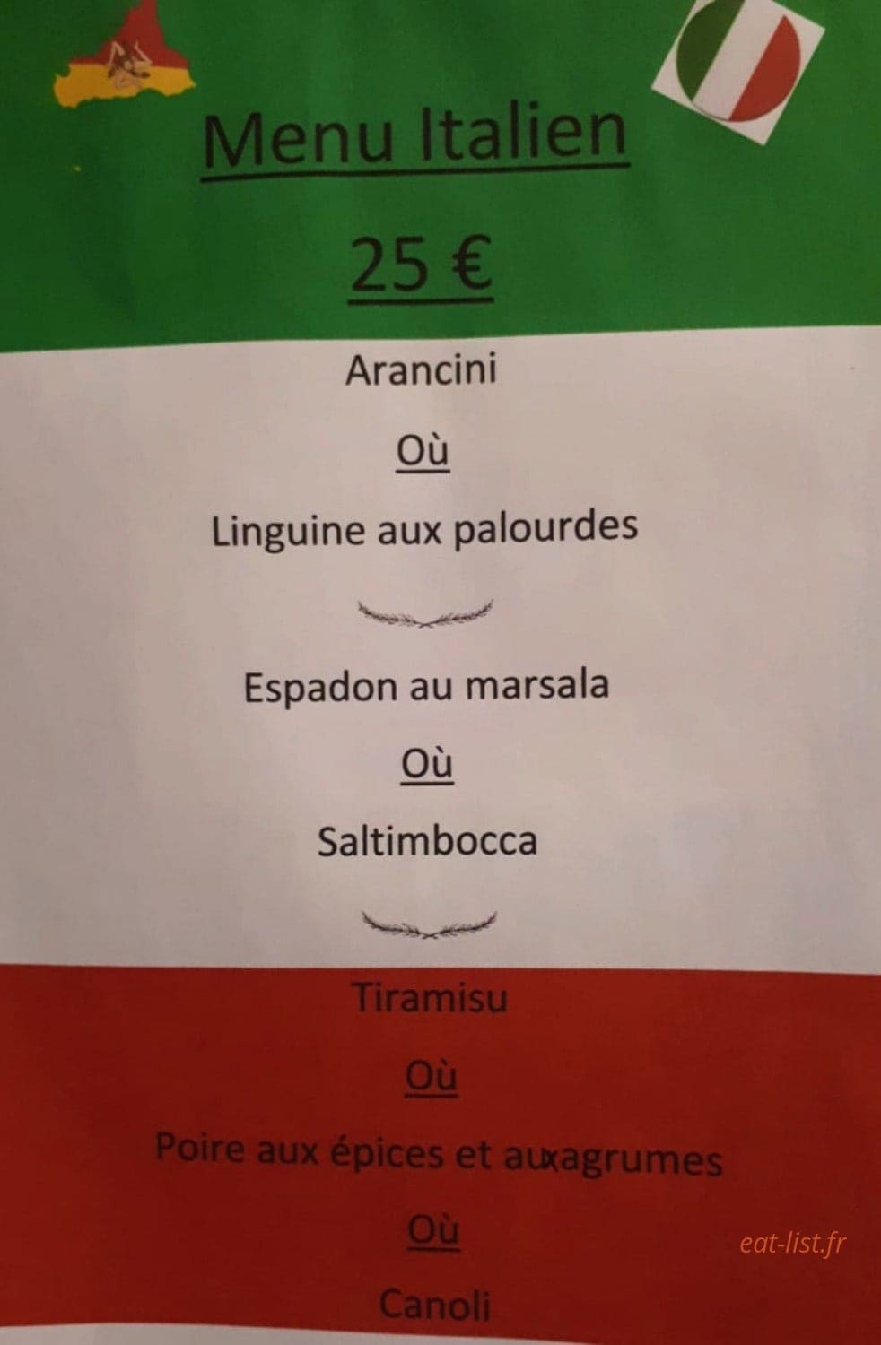 Restaurant les cèdres — carte page 3