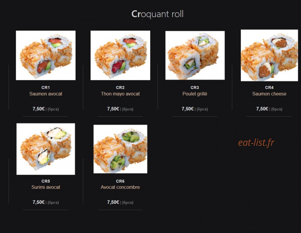 Top maki II — carte page 9