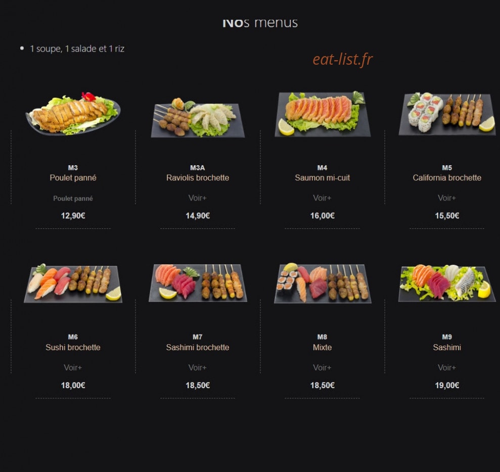 Top maki II — carte page 6