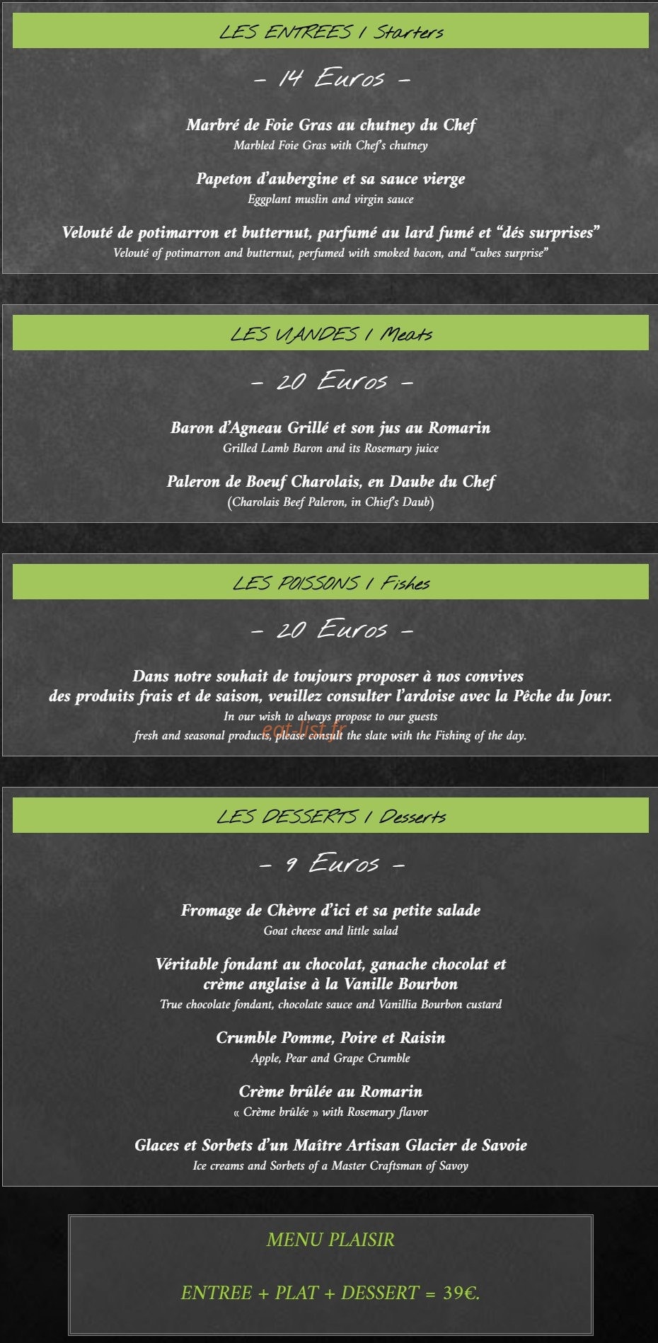 L'Outsider — carte page 1