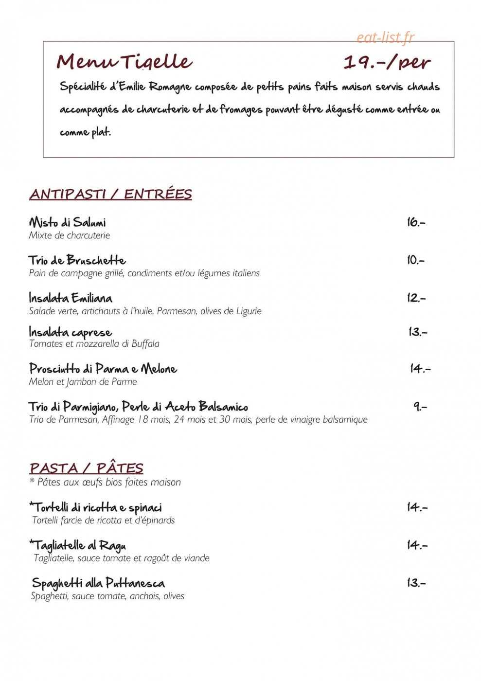 Ca'mia — carte page 2