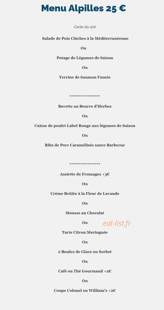 Hostellerie des Commandeurs — carte page 1