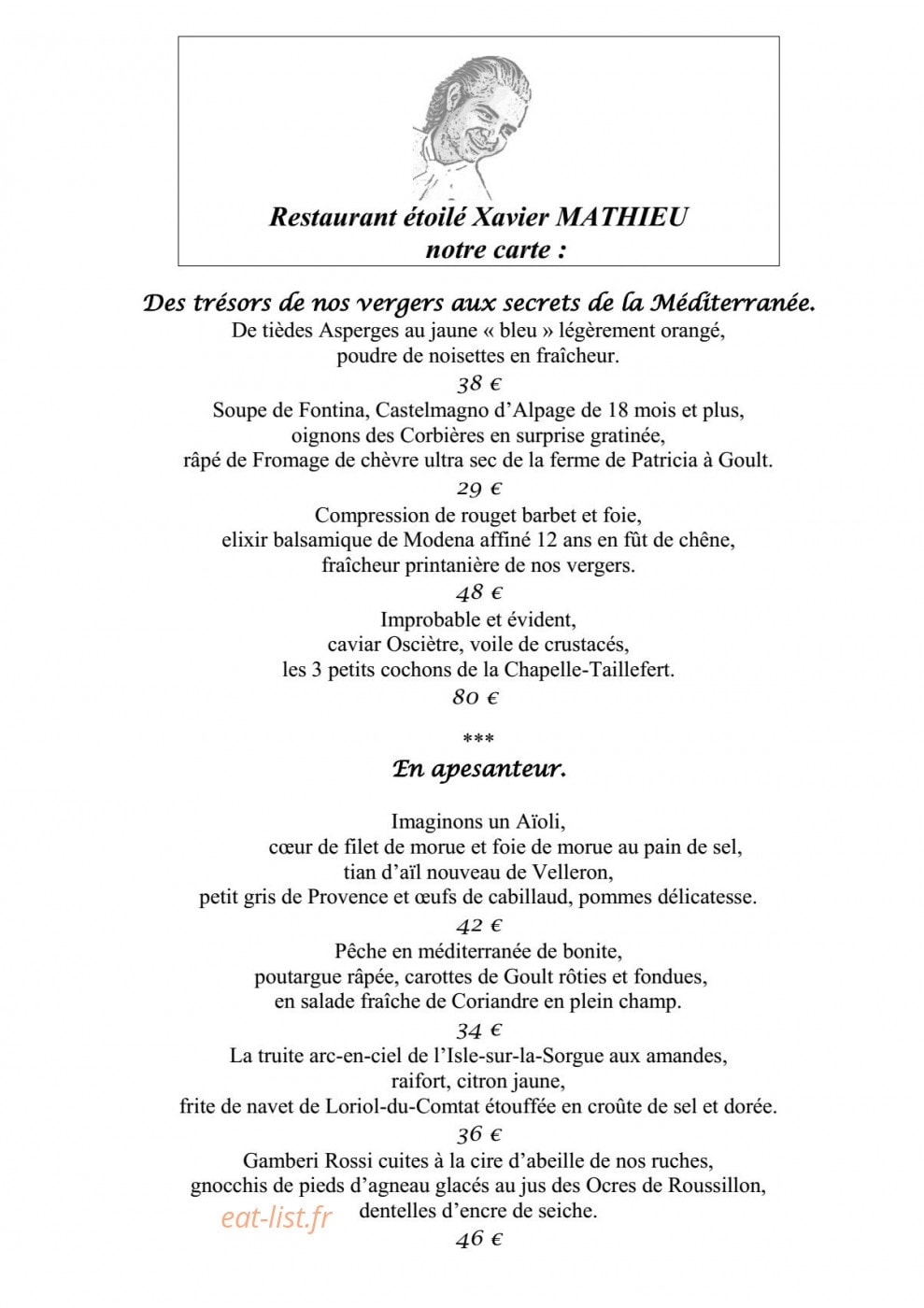 Xavier Mathieu — carte page 1