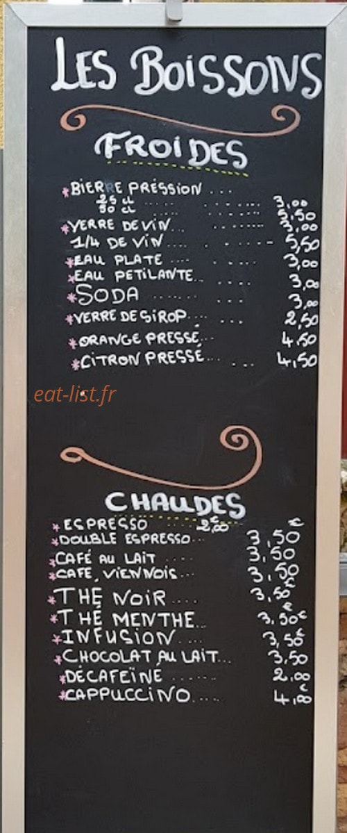 Chez Nino — carte page 2