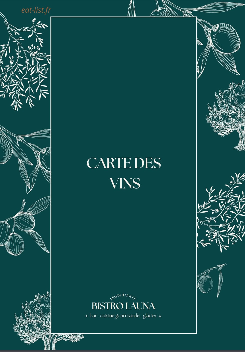 Bistro Launa — carte page 7