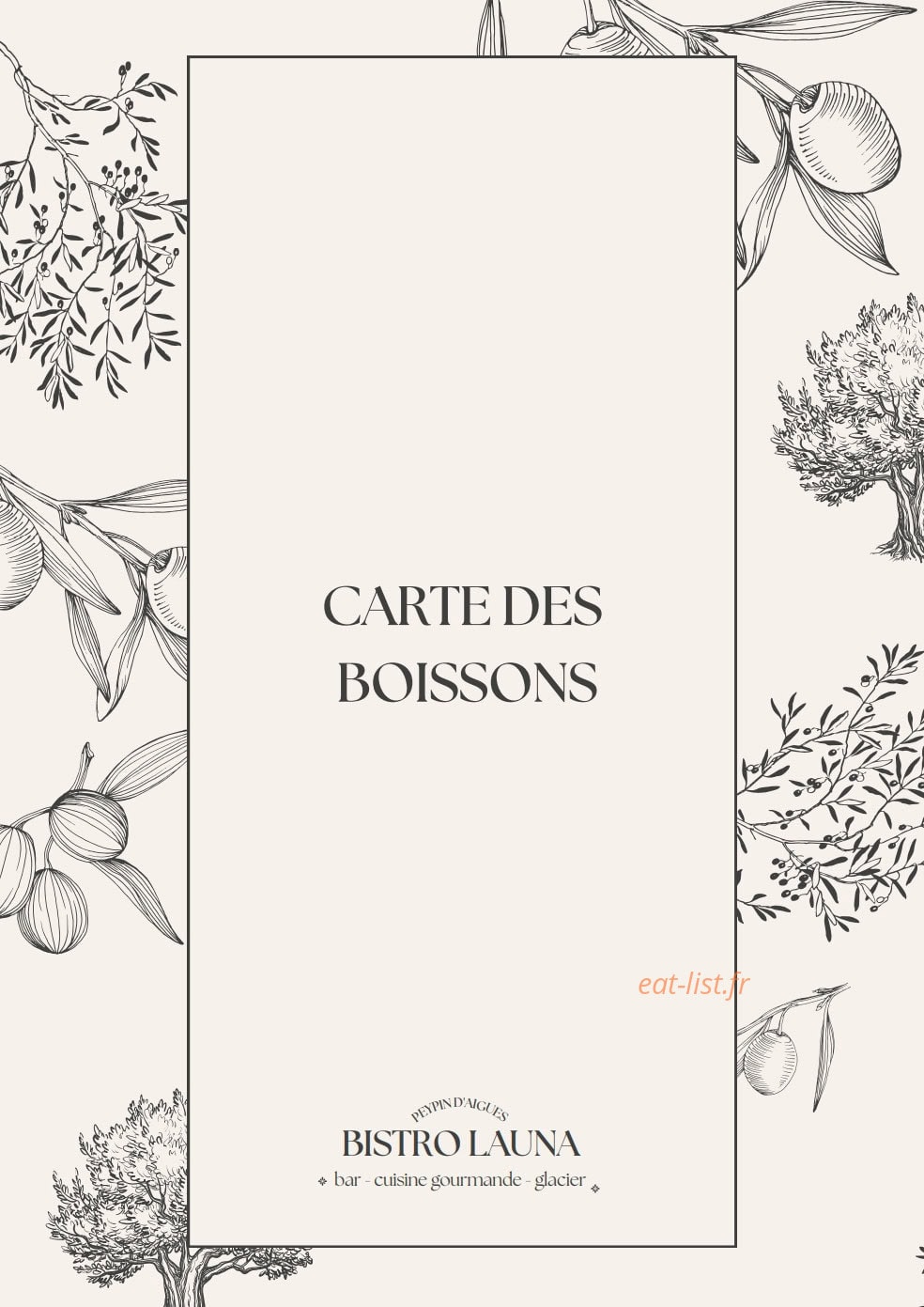 Bistro Launa — carte page 5