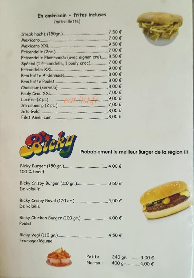 Fritkot — carte page 1