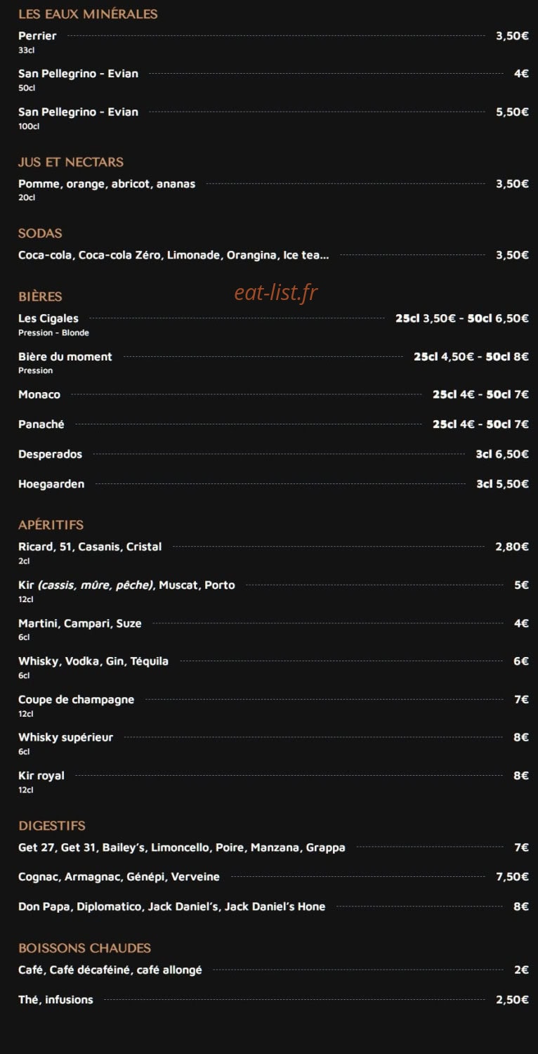 La Pizza — carte page 6