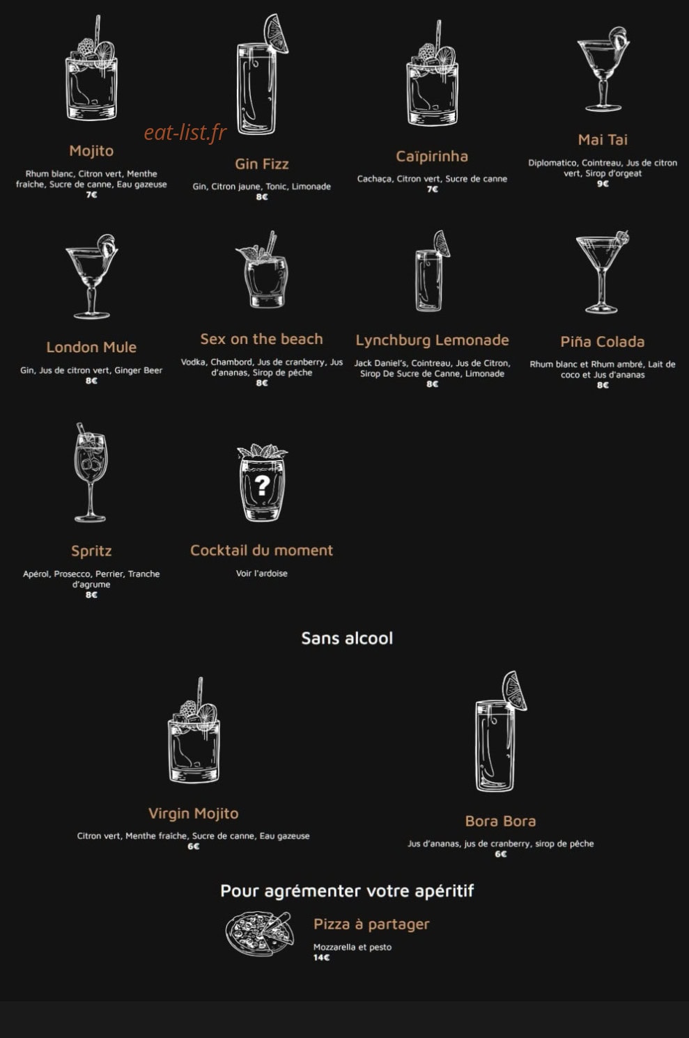 La Pizza — carte page 3