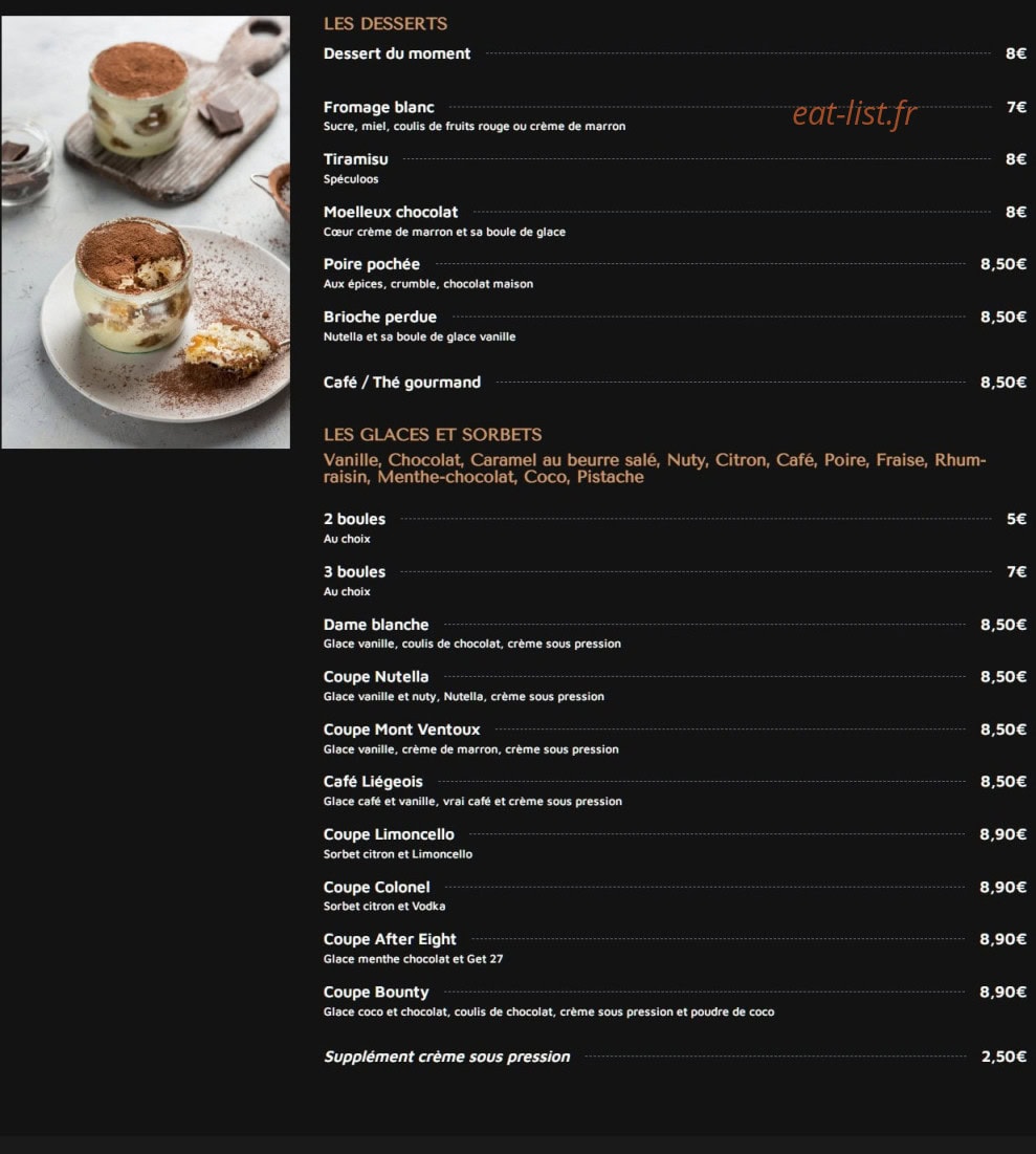 La Pizza — carte page 4