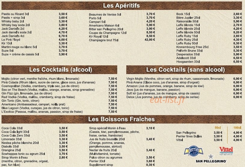 Le Vieux Marché — carte page 2