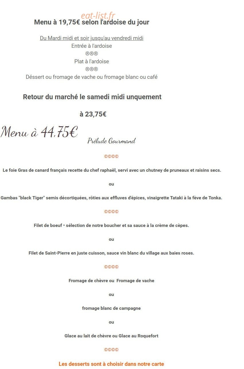 La Farigoule — carte page 1