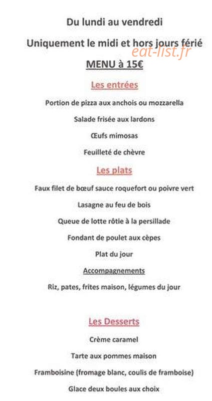 Chez Manu à Cavaillon - menu et photos